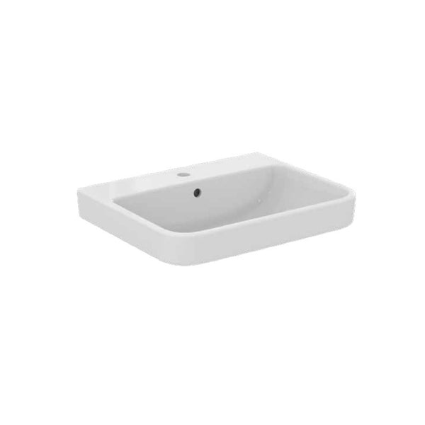 Lavabo I.LIFE B T460701 Ideal Standard 60 cm senza colonna o semicolonna