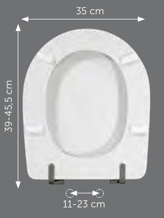 Sedile compatibile Galassia Piuma bianco