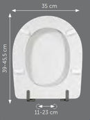 Sedile compatibile Galassia Piuma bianco