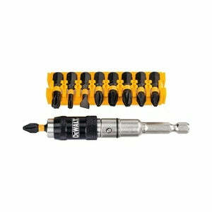 DeWalt Set Inserti Impact Torsion + Porta Inserti Pivotale - 10 Pezzi