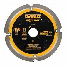 DeWalt Lama Per Fibrocemento 190 x 30 mm (4 denti)