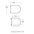 Sedile MODE ME019BI Ceramica Globo con chiusura tradizionale bianco