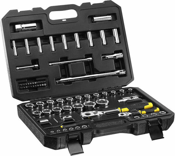 Stanley set chiavi a bussola 1/4" e 1/2" - 72 pezzi