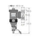 Caleffi 5453 DIRTMAG defangatore con magnete corpo in tecnopolimero 3/4"