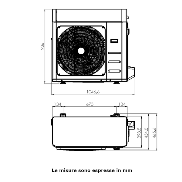 Kit Sime caldaia Edea Hybrid ECO EV 25/55-10 da 25 kW e pompa di calore SHP M ECO 010