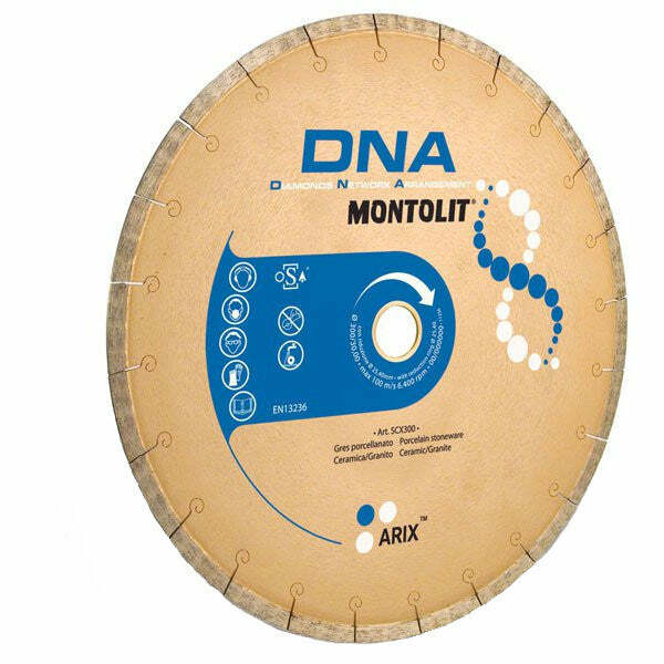 Montolit DNA Sector SCX300 disco diamantato 300 x 30/25,4 mm