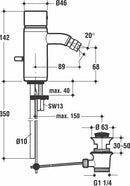 Ideal Standard CERAMIX STYLE Miscelatore monocomando bidet