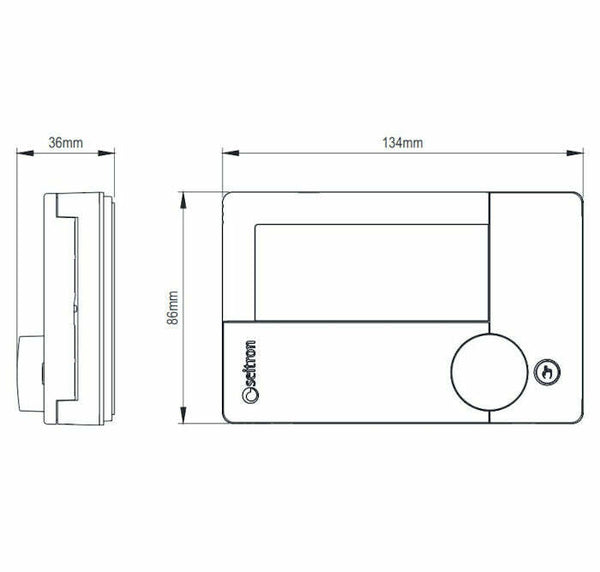 Seitron Freetime Evo Cronotermostato digitale giornaliero-settimanale