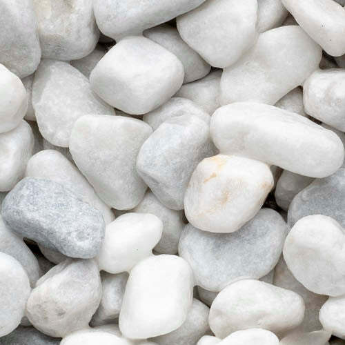 Granulati Zandobbio Ciottolo bianco Carrara 25/40 mm - sacco 25 kg