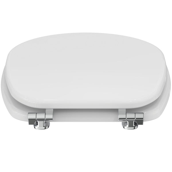 Ideal Standard Liuto copriwater originale con cerniere inox bianco europeo T626201