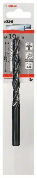 Bosch punta per metallo HSS-R, DIN 338 10 x 87 x 133 mm