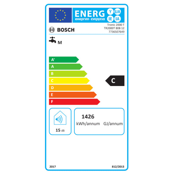 Scaldabagno elettrico Tronic TR2000T 80B 12 Bosch Junkers 75 litri
