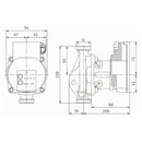 Wilo Varios PICO-STG 25/1-8-130 pompa di circolazione 130 mm 1/2" 55 W