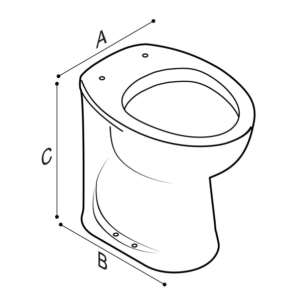Vaso sanitario 140 Ponte Giulio B40CBC14