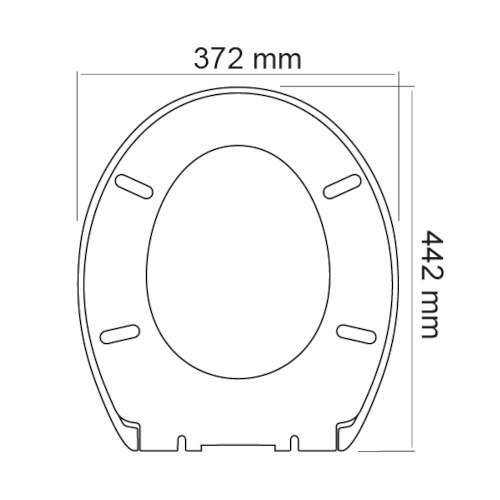 Colbam Uniterm sedile soft close bianco