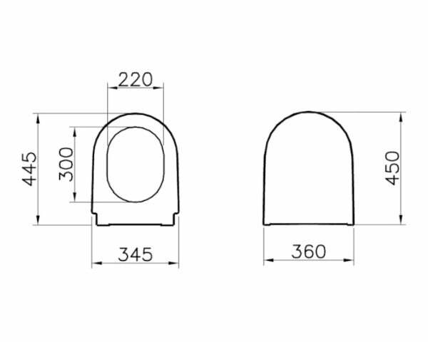 Vitra Nest sedile chiusura ammortizzata - bianco