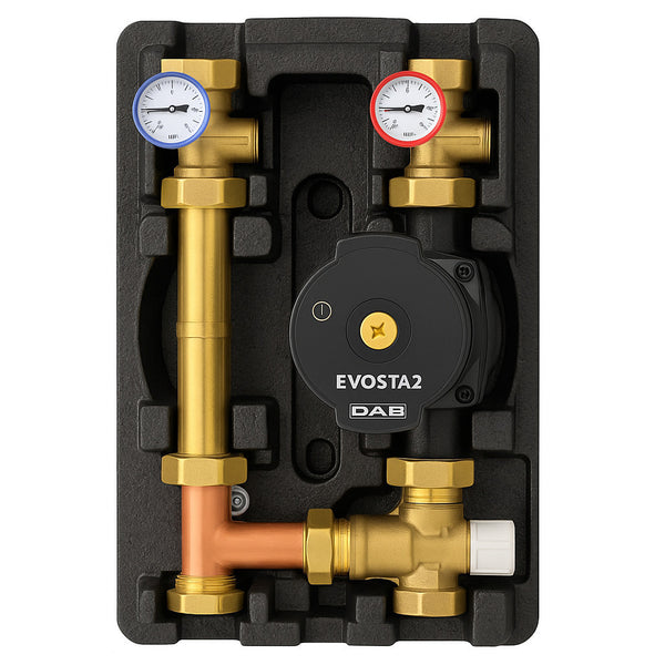 Giacomini R586RY104 gruppo di distribuzione e regolazione 1"1/2M x 1"F