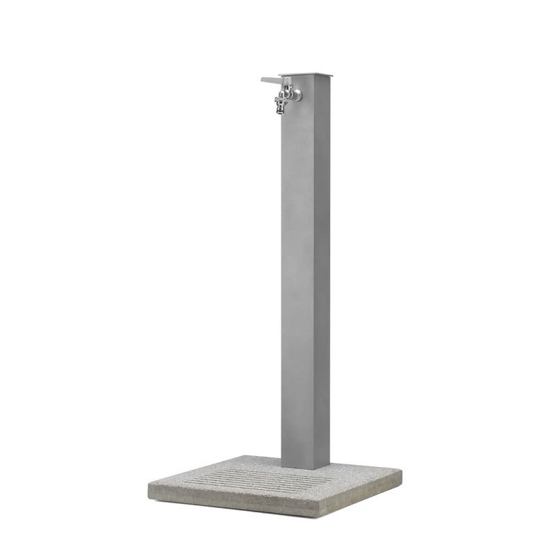 Fontana da giardino con base 40x40 cm, alluminio - Bel-Fer 42/QBM.14