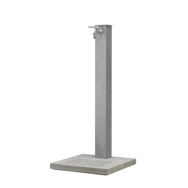 Fontana da giardino con base 40x40 cm, alluminio - Bel-Fer 42/QBM.14
