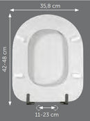 Sedile compatibile Cesame Belle Epoque Bianco