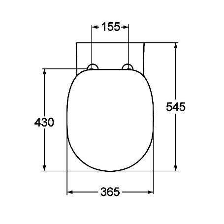 Ideal Standard CONNECT Vaso sospeso con sedile