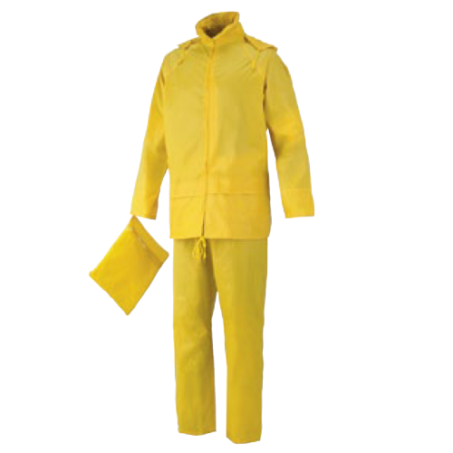 ISSALINE completo impermeabile giallo
