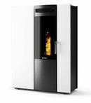 CS Thermos Thema 12 metallo stufa a pellet/biomassa canalizzabile 11,5 KW