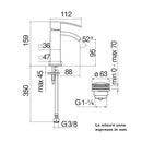 Nobili Ray miscelatore bidet cromato