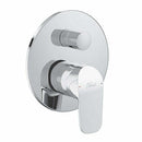 Ceramica Dolomite Base miscelatore vasca/doccia monocomando a incasso con deviatore cromo A6728AA