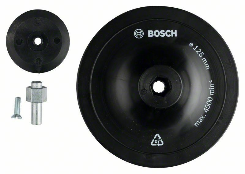 Bosch platorello per trapani con fissaggio a morsetto, diametri 125 e 8 mm