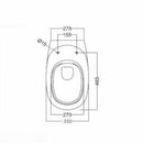 Pozzi Ginori sedile per easy.02 e Quinta - bianco