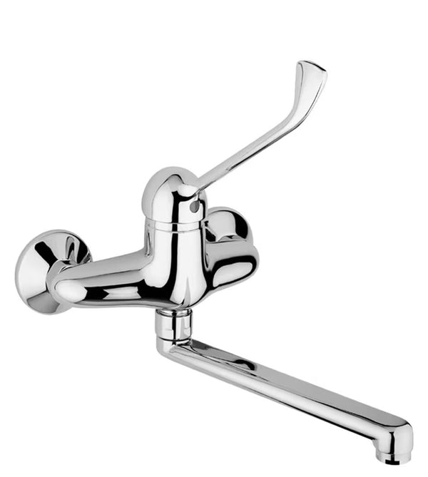 Miscelatore lavello a muro con leva clinica Paffoni Nettuno Due ND302CR