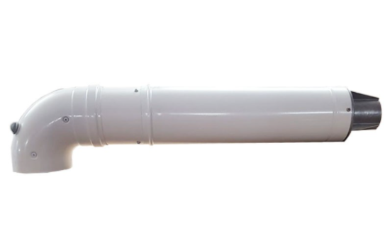 Bosch-Junkers kit scarico fumi coassiale 60/100 telescopico 425/725 AZ 361 alluminio rigido bianco
