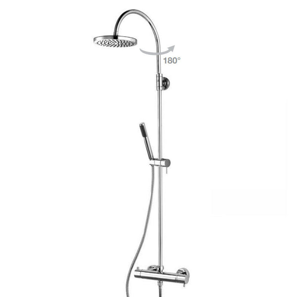 Colonna doccia Oki L02402 Bossini con miscelatore, doccetta e soffione