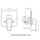 Miscelatore ad incasso per doccia Cerafine D A7188AA Ideal Standard