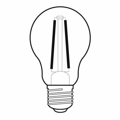 Century Incanto lampada a led a goccia E27 8W 2700K