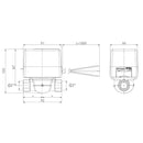 Valvola di zona a 2 vie SF25-2-M1 Mut 1" con microinterruttore