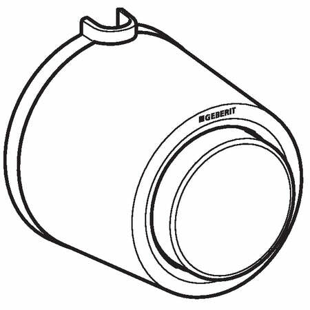 Geberit comando Tipo 01 con pulsante esteso