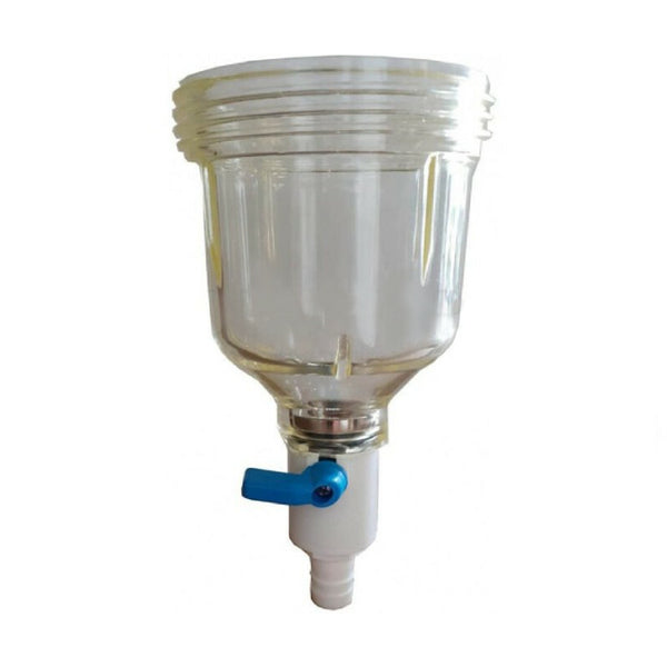Vaso con rubinetto a sfera FR235 Metalife per filtro MEC 85/N