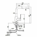 Paffoni Sly miscelatore lavello doccetta estraibile 2 getti cromato