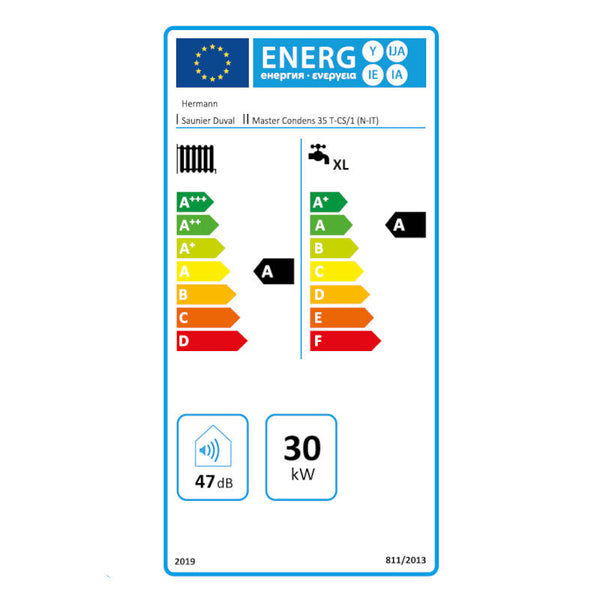 Hermann Master Condens 35 T-CS/1 caldaia murale combinata a condensazione da 35 kW