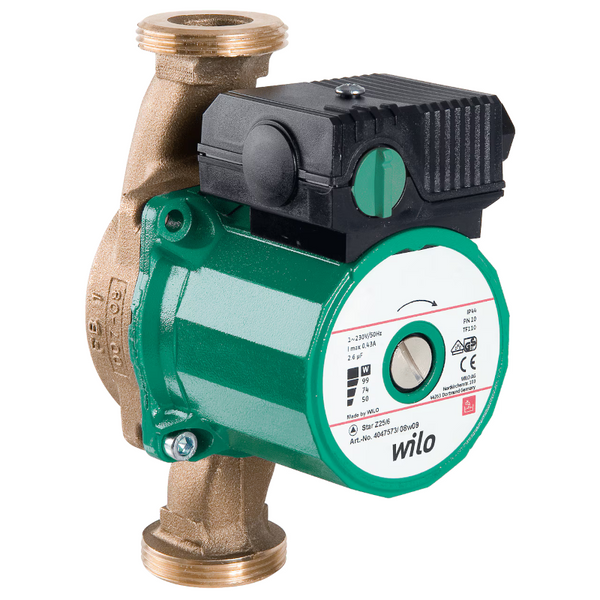 Wilo STAR-Z 20/7 EM pompa di ricircolo acqua potabile 150 mm 0,168 kW