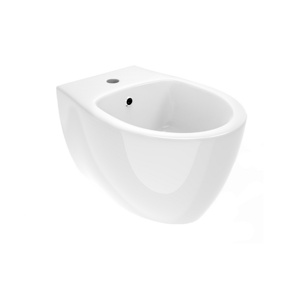 Bidet sospeso Kite BCKTELBIDE0001 Ercos filo parete bianco lucido