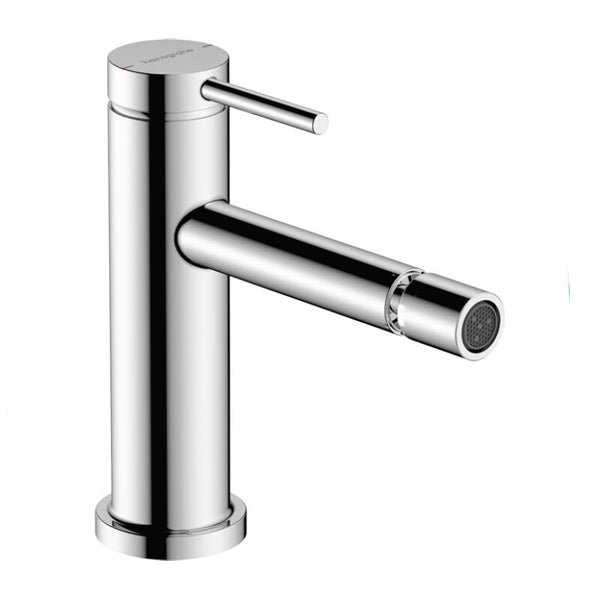 Miscelatore bidet monocomando Tecturis S Hansgrohe 73201000 con saltarello
