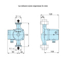 Circolatore per acqua sanitaria NCE PS 25-60/130 Calpeda 50 W