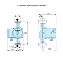 Circolatore per acqua sanitaria NCE PS 25-60/130 Calpeda 50 W