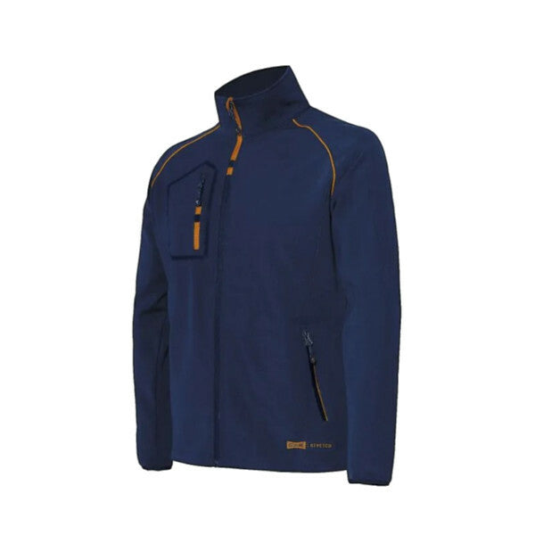 ISSALINE Springer Softshell stretch giubbino TG. S blu