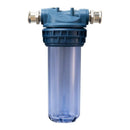 Metalife Filtro divo singolo chiuso in ottone 3/4" vaso da 10"