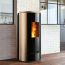 Piazzetta P230 T Frontal Glass stufa a pellet 11 kW scarico posteriore