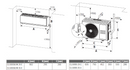 Bosch CL5000i Set 26 WE climatizzatore monosplit gas R32, unità interna ed esterna, 9000 Btu